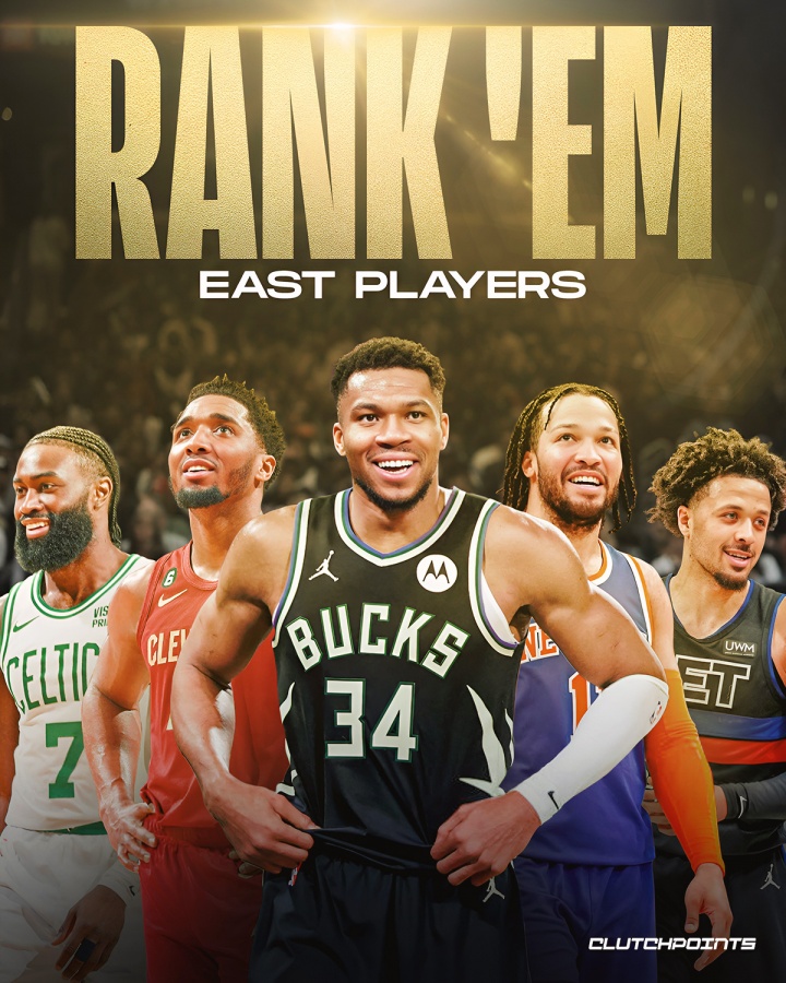 vip 注册地址-ClutchPoints评东部前5：字母哥、布伦森、米切尔、杰伦-布朗、CC